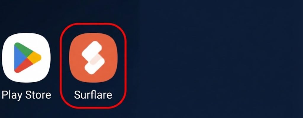 Surflare app icon