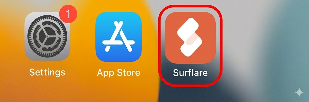 Surflare app icon