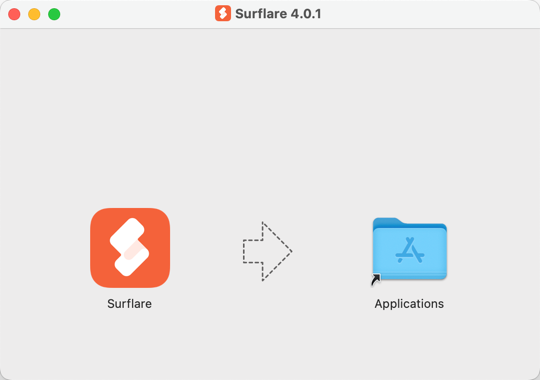 Drag Surflare to Applications