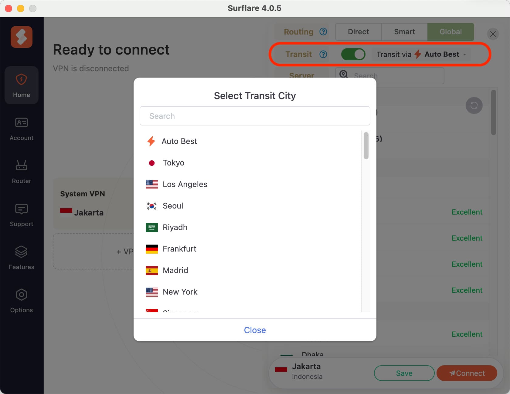 Multi-Hop VPN on Mac