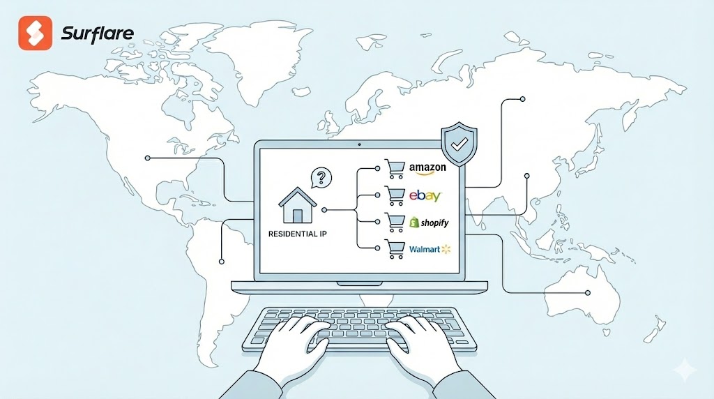 Why Cross-Border E-Commerce Sellers Need to Use Residential IPs? A Comprehensive Analysis of Account Security and Risk Control Logic